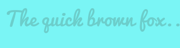 Image with Font Color 6CCECB and Background Color 7AF5F5